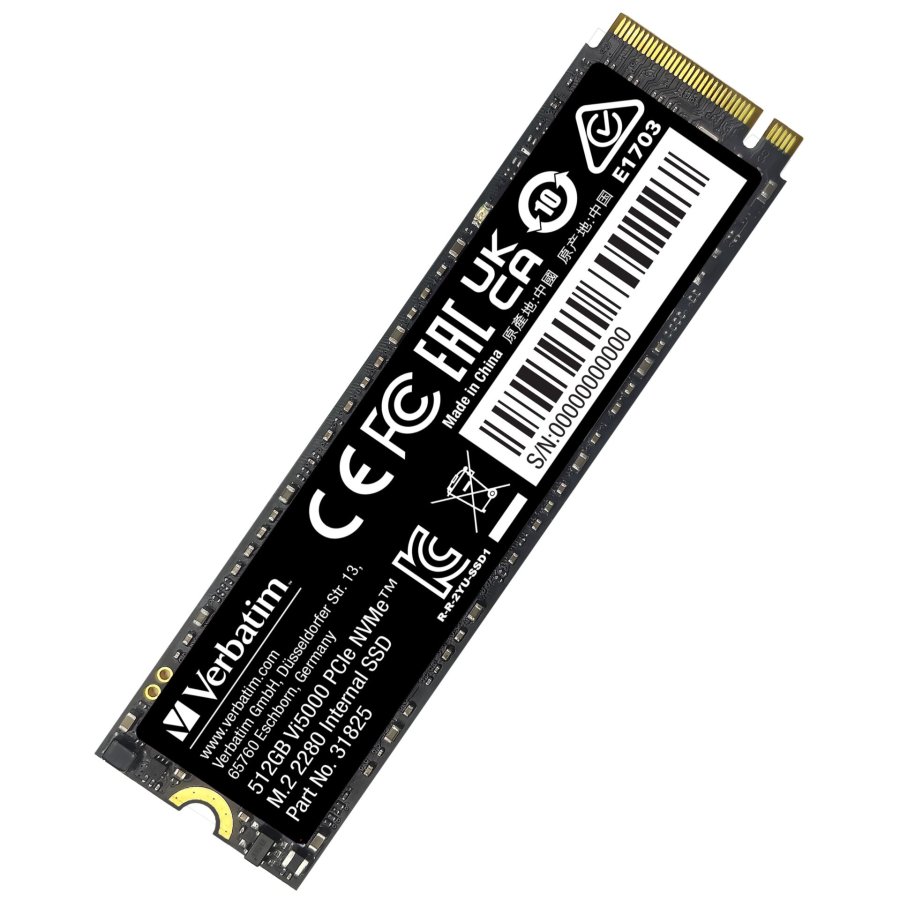 Verbatim Vi5000 M.2 SSD    512GB PCIe4 NVMe                 31825 #1
