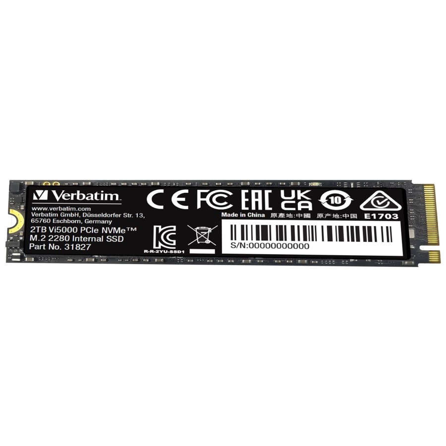 Verbatim Vi5000 M.2 SSD      2TB PCIe4 NVMe                 31827 #3