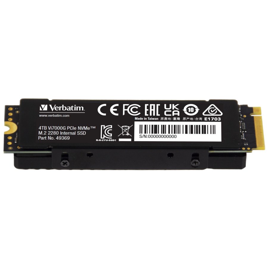 Verbatim Vi7000G M.2 SSD     4TB PCIe NVMe                  49369 #3