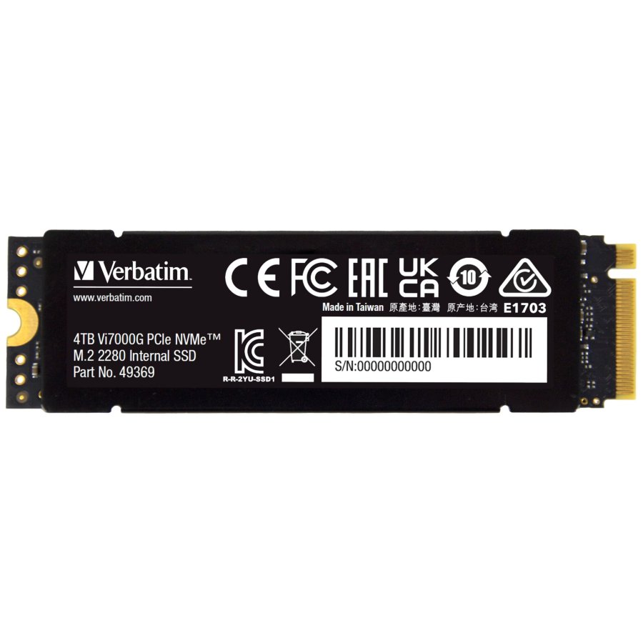 Verbatim Vi7000G M.2 SSD     4TB PCIe NVMe                  49369 #4