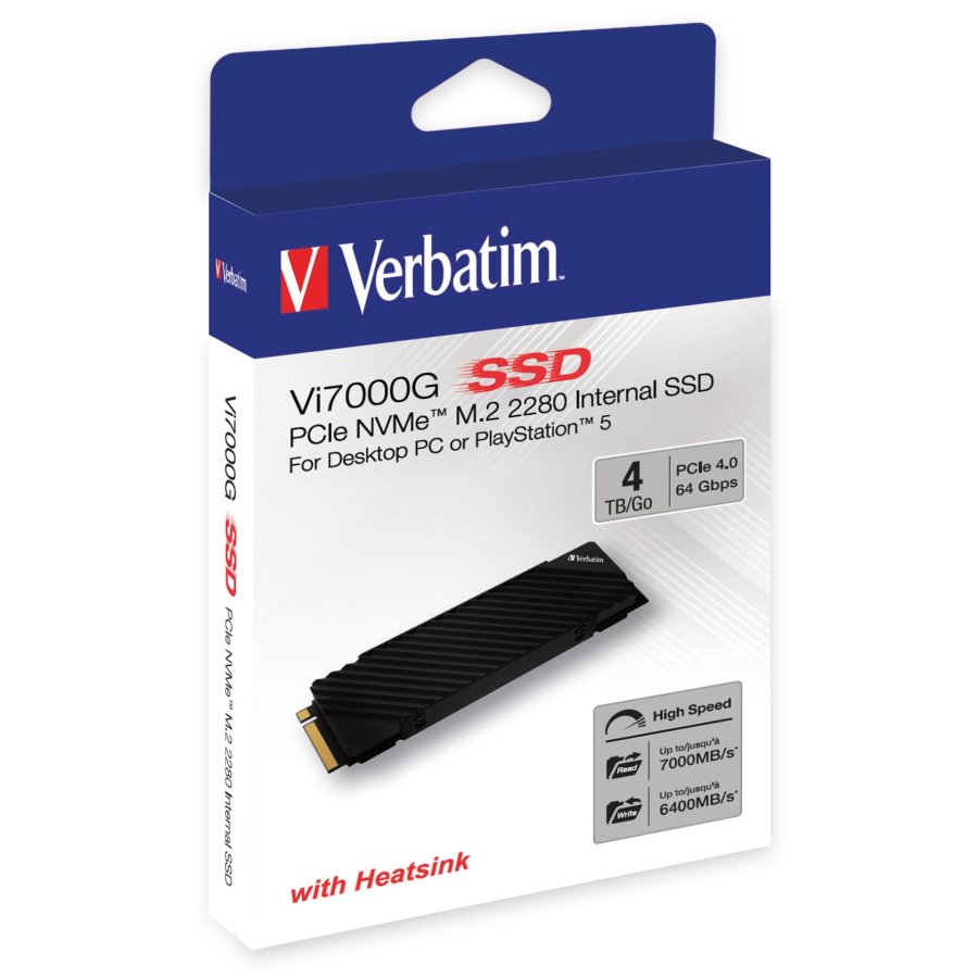 Verbatim Vi7000G M.2 SSD     4TB PCIe NVMe                  49369 #5
