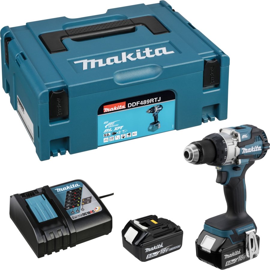 Makita DDF489RTJ Cordless Drill Driver #1