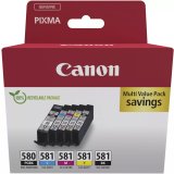 Canon 2078C007 blkpatron 5 stk Original Sort, Bl, Bl, Magenta, Gul #1