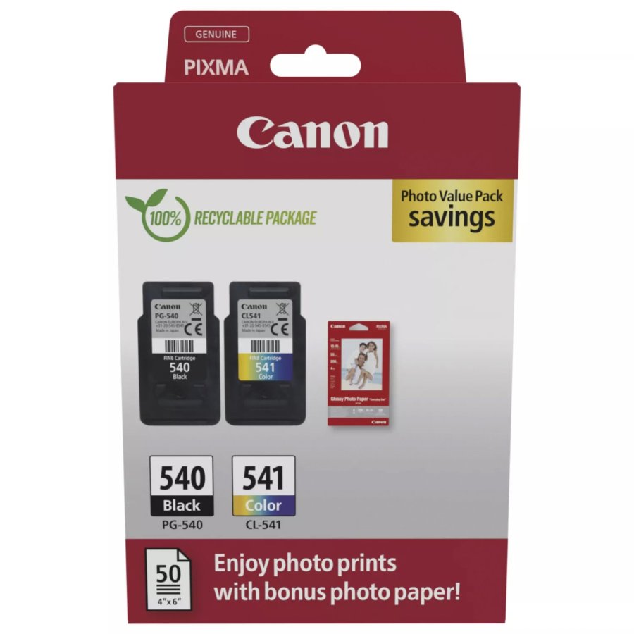 Canon 5225B013 blkpatron 2 stk Original Sort, Bl, Magenta, Gul #1