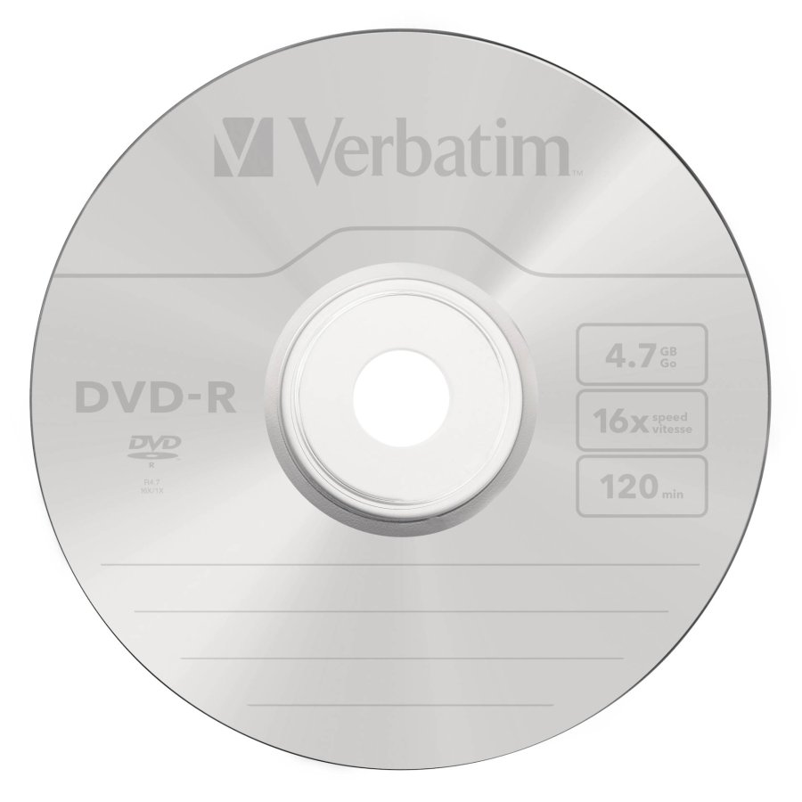 1x50 Verbatim DVD-R 4,7GB 16x Speed, matt silver #3
