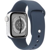 Apple Watch 9 GPS 45mm Silver Alu Blue Sport Band M/L #4
