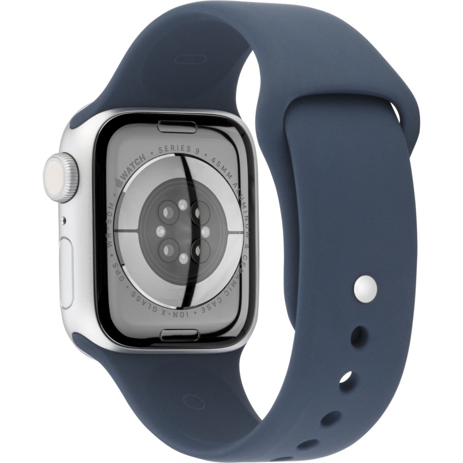 Apple Watch 9 GPS 45mm Silver Alu Blue Sport Band M/L #4