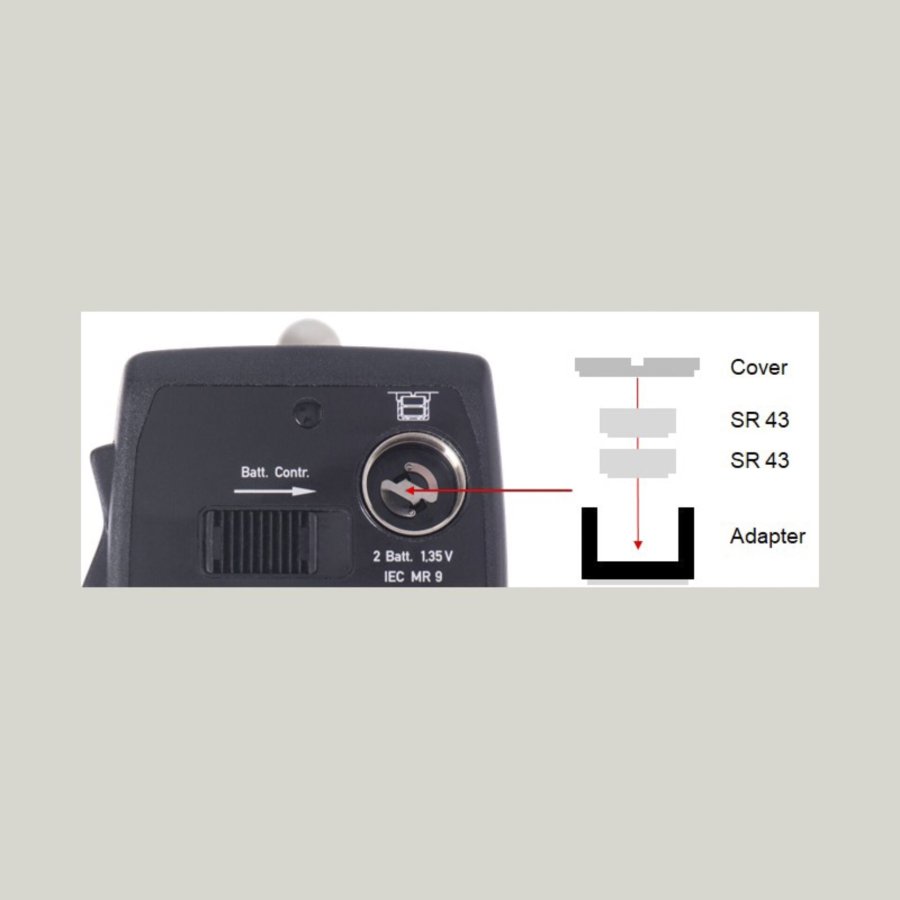 Gossen Battery Adapter Set Lunasix 3 / Lunasix 3S #2