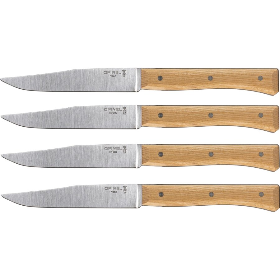Opinel Table Knives Facette Set of 4 Ash #1