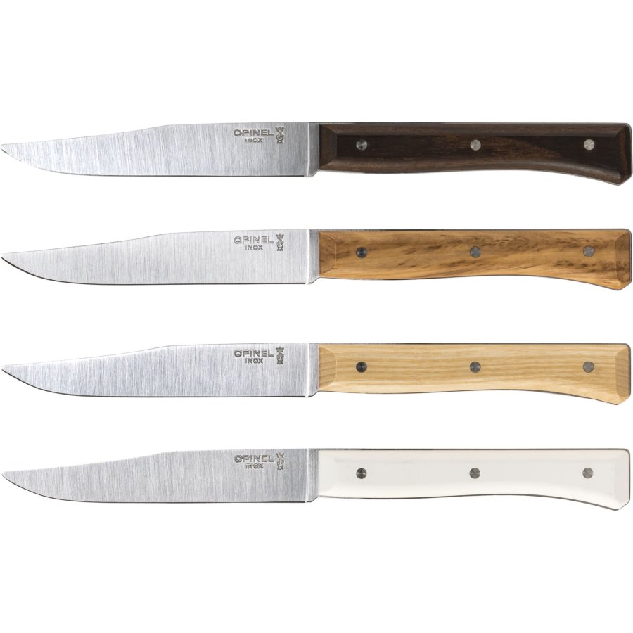 Opinel Table Knives Facette Set of 4   Mix #1