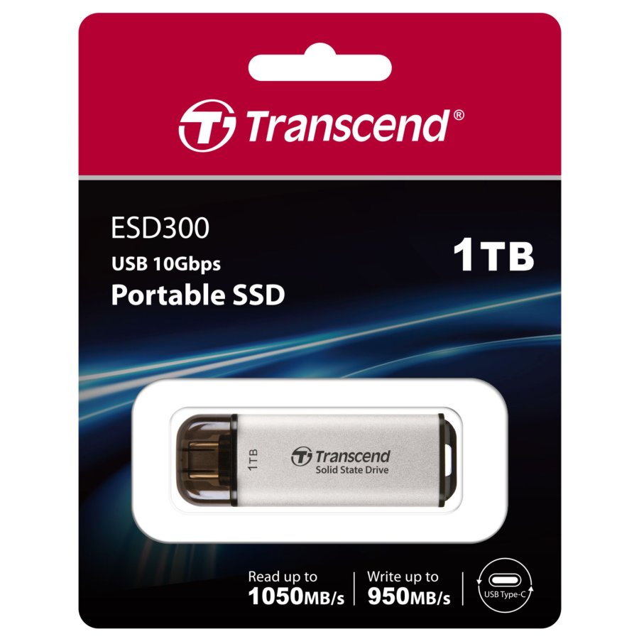 Transcend SSD ESD300S        1TB USB-C silver #6