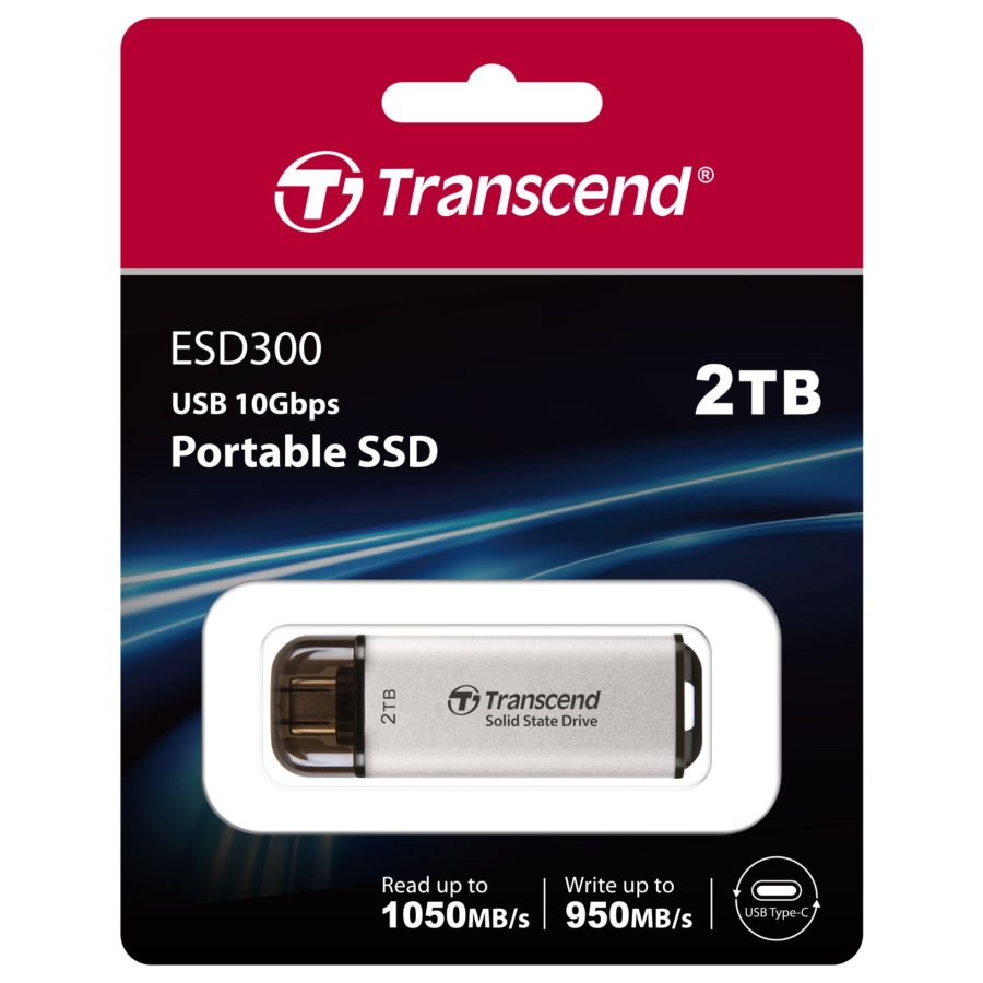 Transcend SSD ESD300S        2TB USB-C silver #7