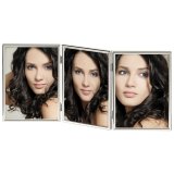 Walther Chloe silver 3x13x18 Portrait Triple Frame     WD338S #1