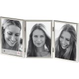 Walther Chloe silver 3x13x18 Portrait Triple Frame     WD338S #2