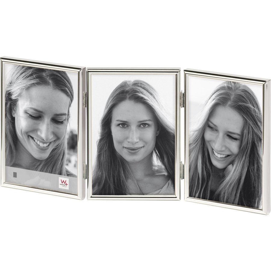 Walther Chloe silver 3x13x18 Portrait Triple Frame     WD338S #2
