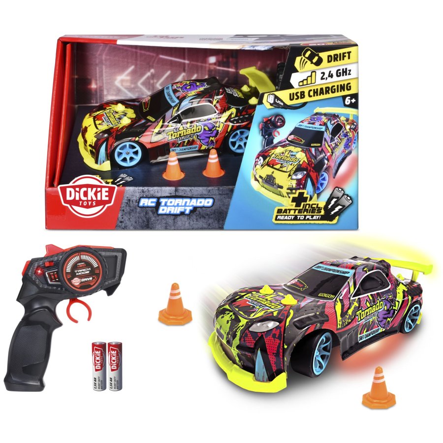 Dickie RC Tornado Drift, RTR 2,4 GHz                201104007 #3