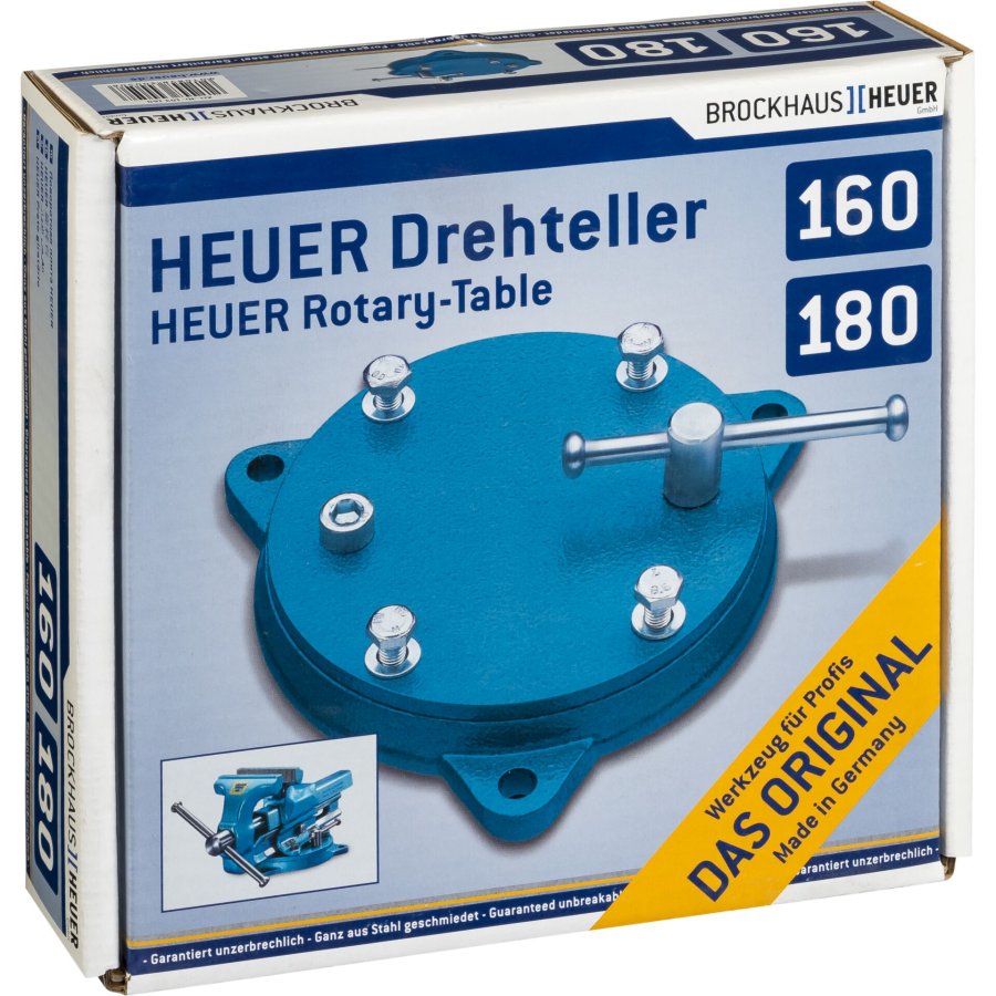 HEUER Rotary Plate for Parallel Vice 150 + 160 + 175 #1