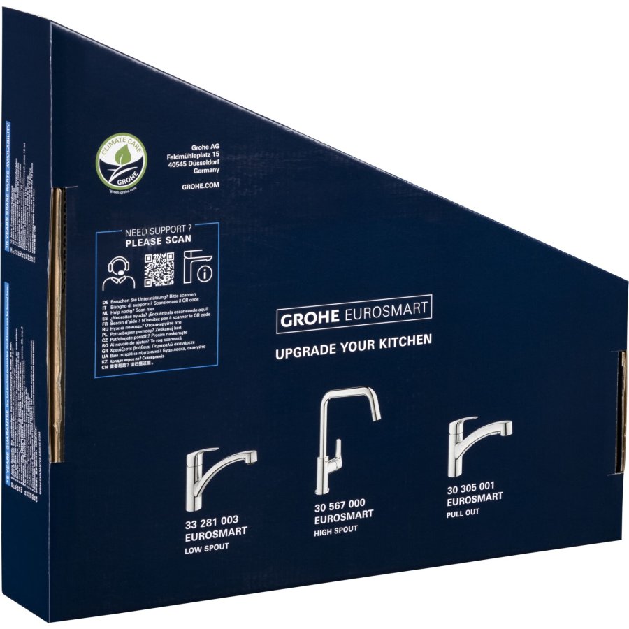 Grohe Eurosmart pull-out SingleHandle Kitchen Faucet 1/2 #2