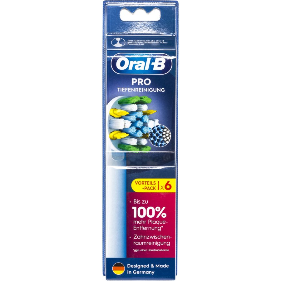Tandbrstehoved Oral-B Pro Hvid 6 enheder #1