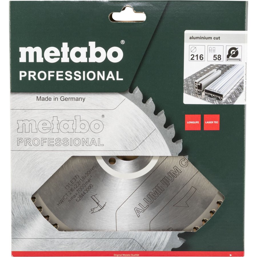 Metabo AluminiumCutProf 216x30 5 8FZ/TZ 5neg #1