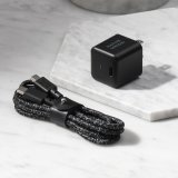 Native Union 30W USB-C Fast GaN Charger Black + USB-C Cable Cos. #6