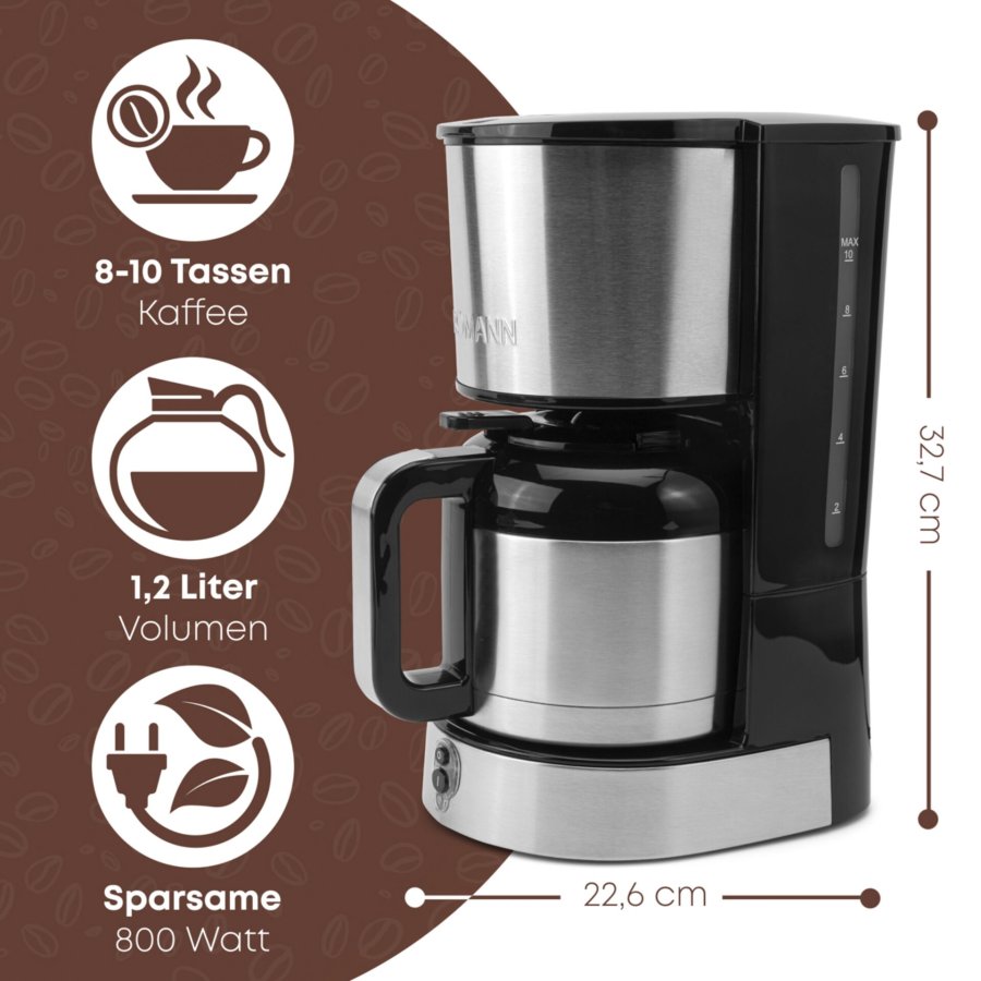 Bomann KA 6066 CB Coffee Machine 10 Cups #3
