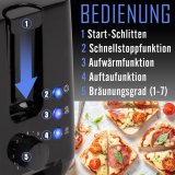 Bomann TA 6065 CB black 2 Slice Toaster #4