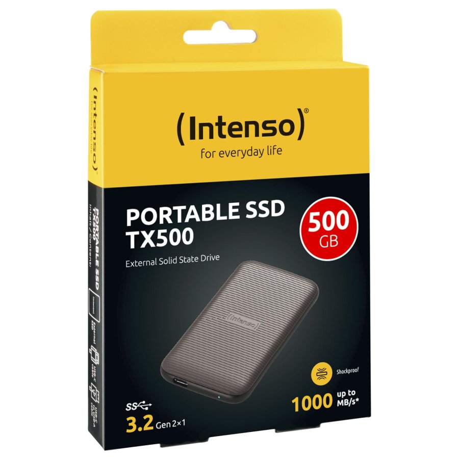 Intenso externe SSD TX500  500GB USB 3.2 Gen 2x1 brown #3