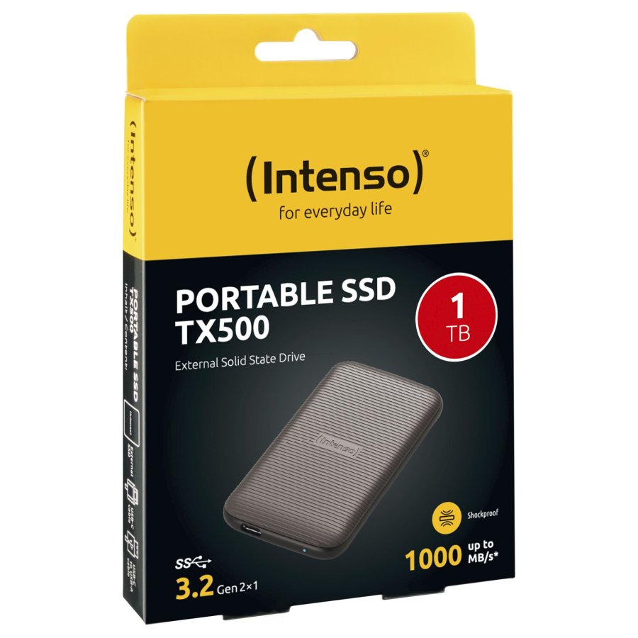 Intenso externe SSD TX500    1TB USB 3.2 Gen 2x1 brown #3