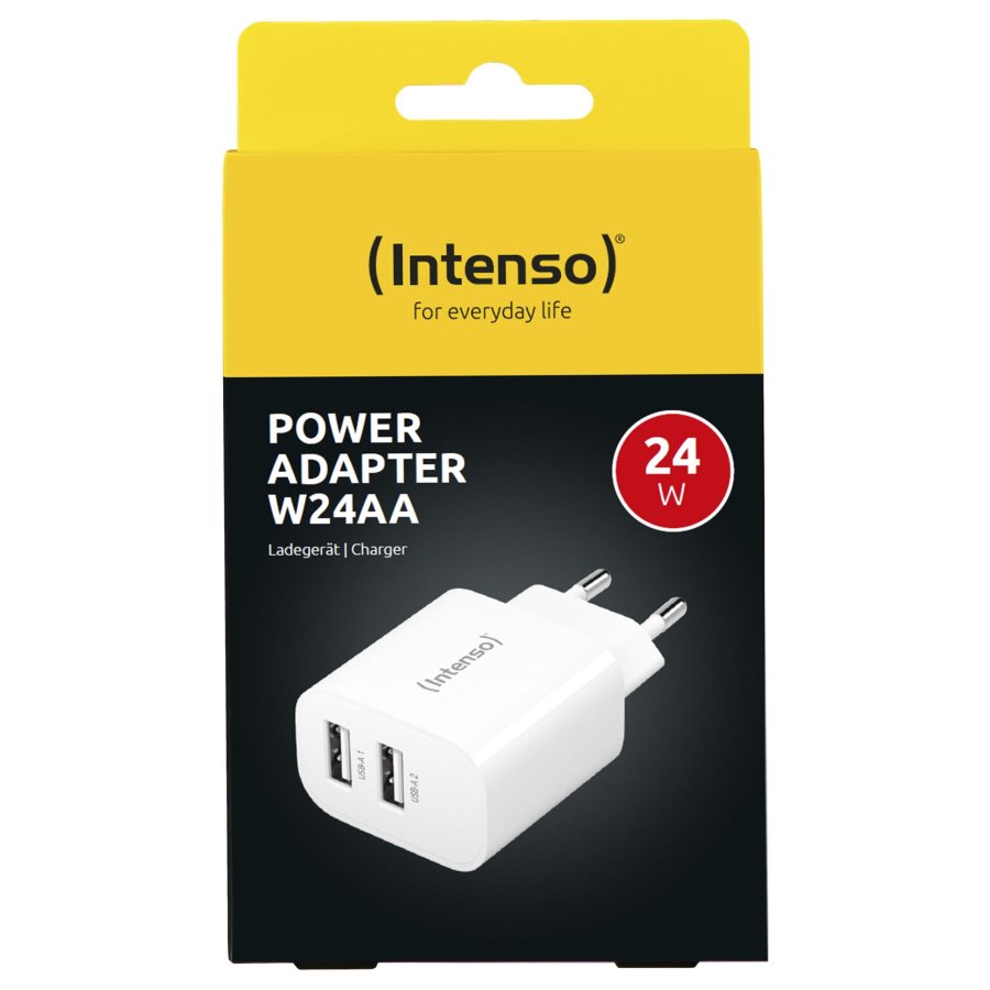 Intenso Power Adapter W24AA 2x USB-A 24W              white #4