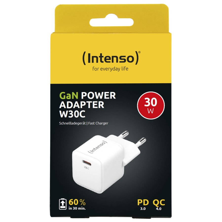 Intenso Power Adapter W30C GaN white 1x USB-C 30W #4