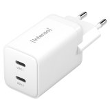Intenso Power Adapter W40CC GaN white 2x USB-C 40W #1