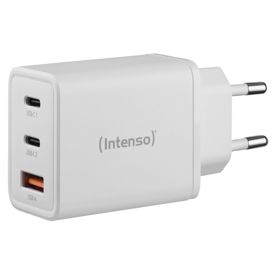 Intenso Power Adapter W65ACC GaN white 2x USB-C 1x USB-A 65W #2