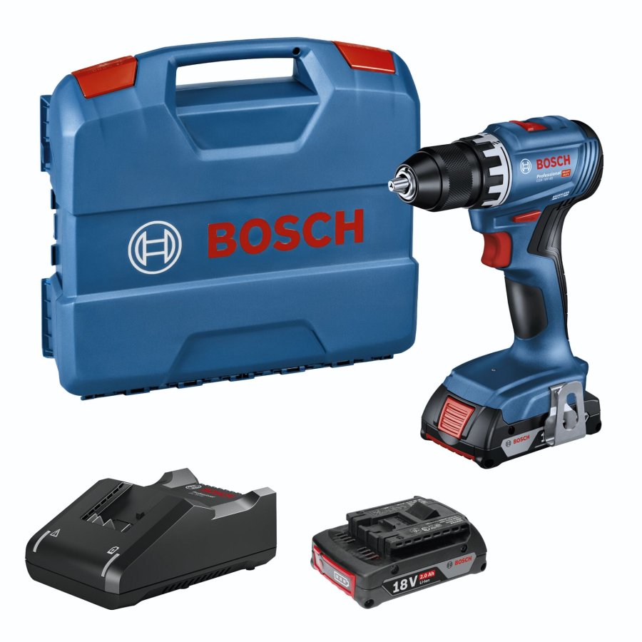 Bosch GSR 18V-45 (2x2,0Ah, 82AC, L-Case #1