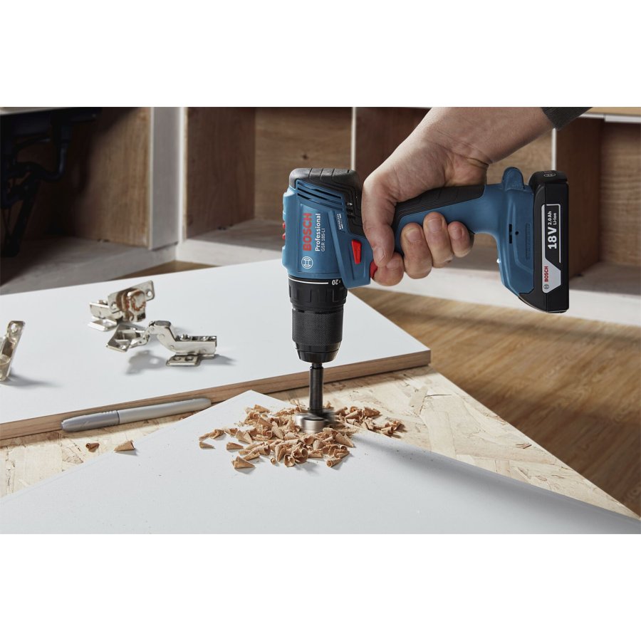 Bosch GSR 18V-45 (2x2,0Ah, 82AC, L-Case #9