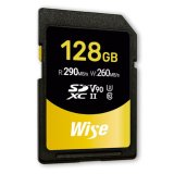 Wise SDXC UHS-II V90       128GB R:290MBs / W:260MBs   WI-SD-N128 #2