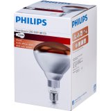 Philips infrared lamp BR125 IR 150W E27 230-250V Red #1