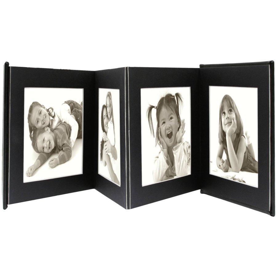 Deknudt Leporello black 8x10x15 8 photos              A66DC2 8PH #1