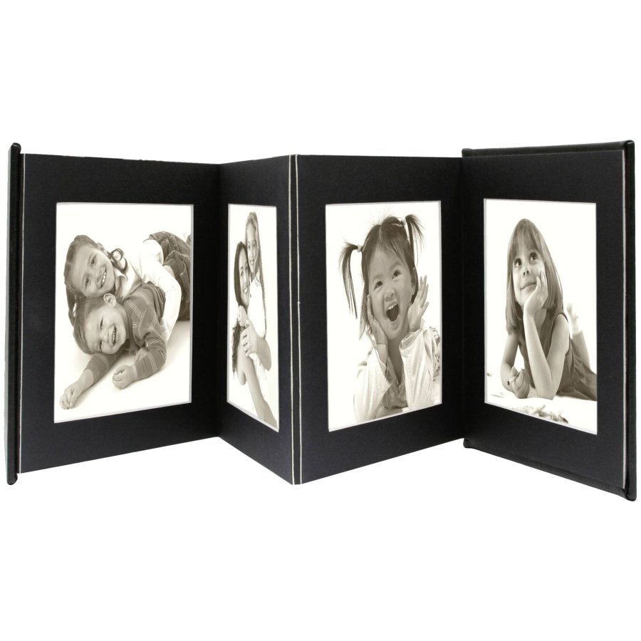 Deknudt Leporello black 8x13x18 8 photos              A66DC2 8PH #1