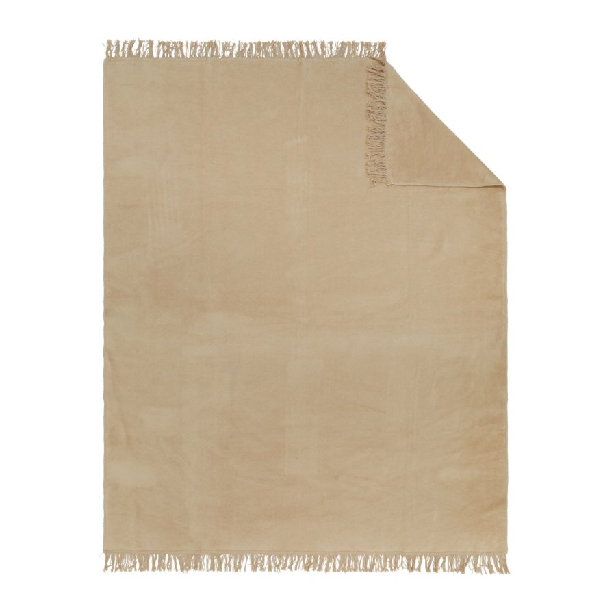 Ibena Uni Blanket Braga camel 150x200 #1