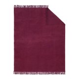 Ibena Uni Blanket Braga red 150x200 #1