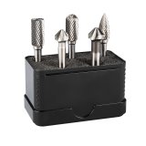 Alpen Kombi-Set 5-pcs. HM Rotary Burrs  + 2 UGT Countersinks #1