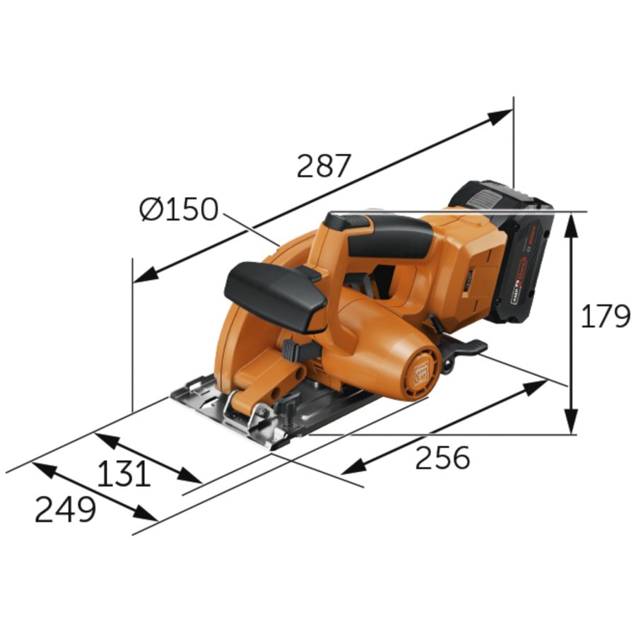 Fein AHKS 18-57 AS cordless Hand circular saw #3