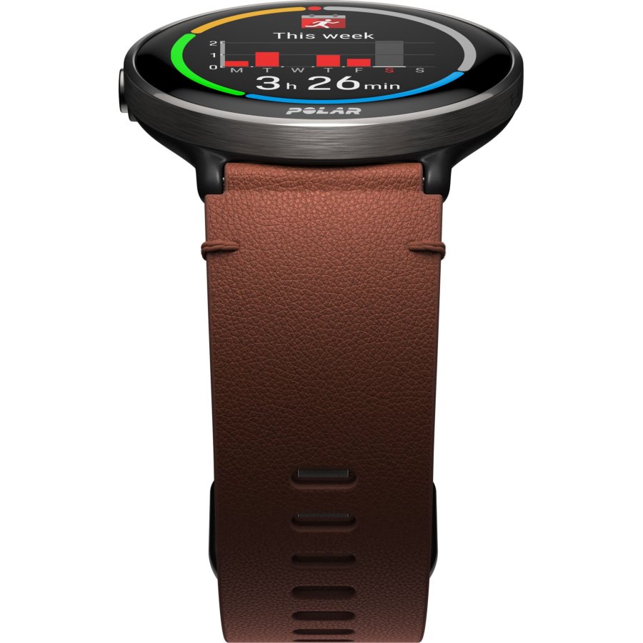 Polar Ignite 3 Titanium Leather- and Silicone Band #5