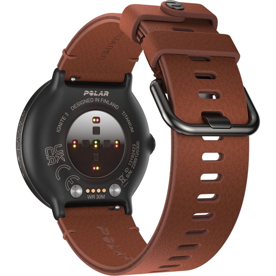 Polar Ignite 3 Titanium Leather- and Silicone Band #6