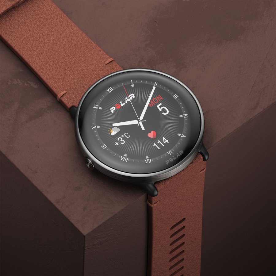 Polar Ignite 3 Titanium Leather- and Silicone Band #10
