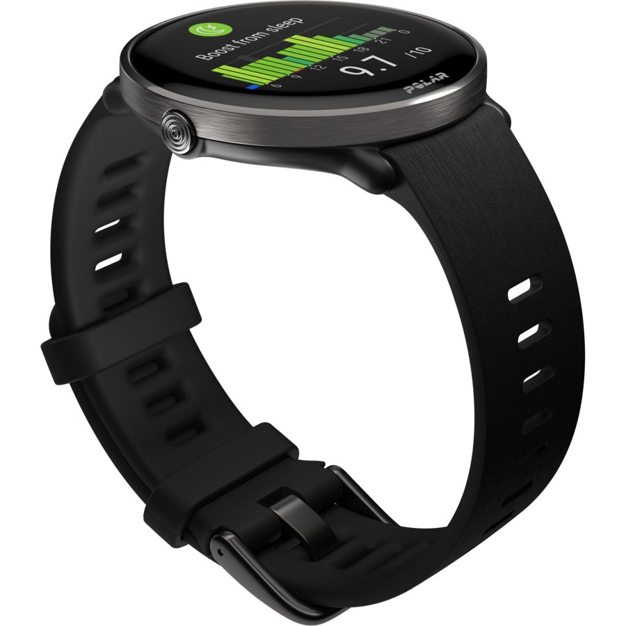 Polar Ignite 3 Titanium Silicone Band black #4