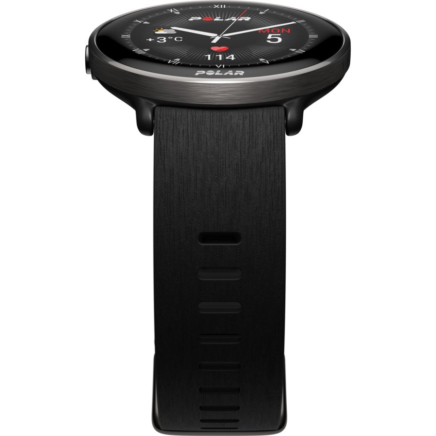 Polar Ignite 3 Titanium Silicone Band black #6