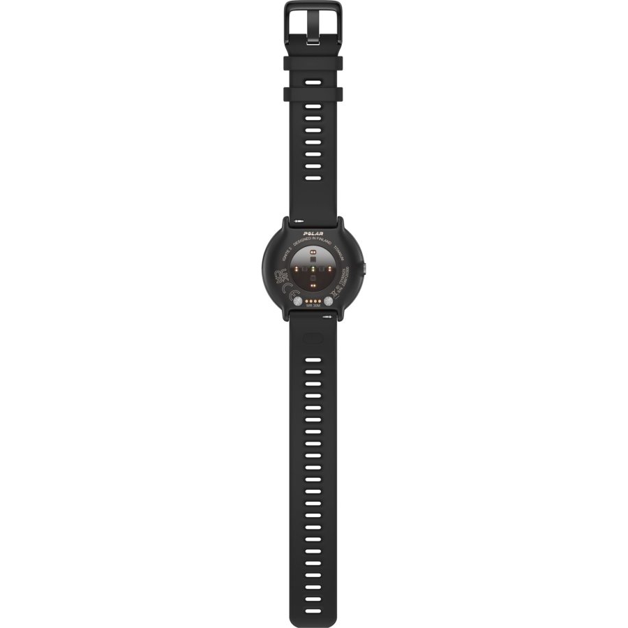 Polar Ignite 3 Titanium Silicone Band black #8