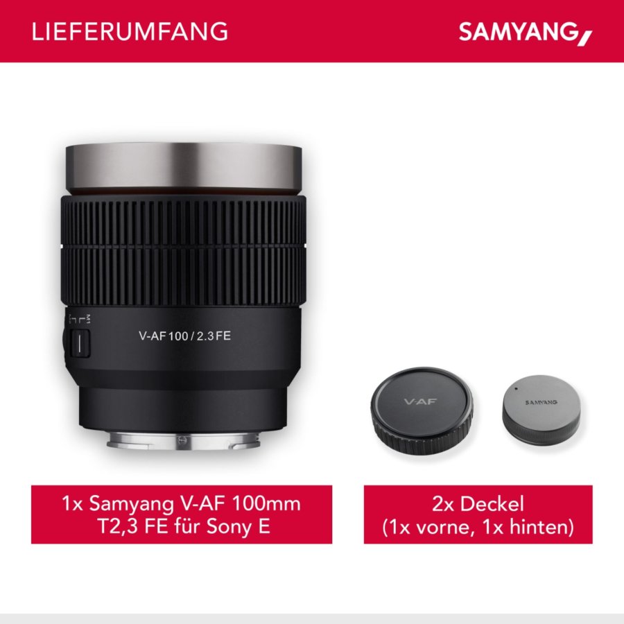 Samyang V-AF T 2,3/100 FE Sony E #2